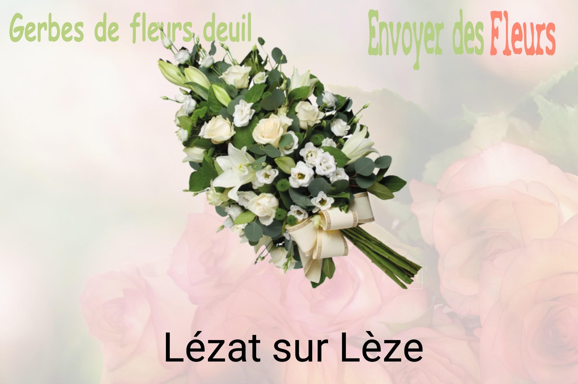 Gerbe de fleurs de deuil livrée à Lézat-sur-Lèze
